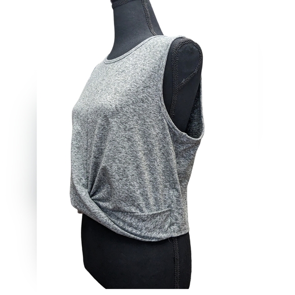 Velocity Women's Activewear Crop top tank Heather grey Size XL - Picture 2 of 8